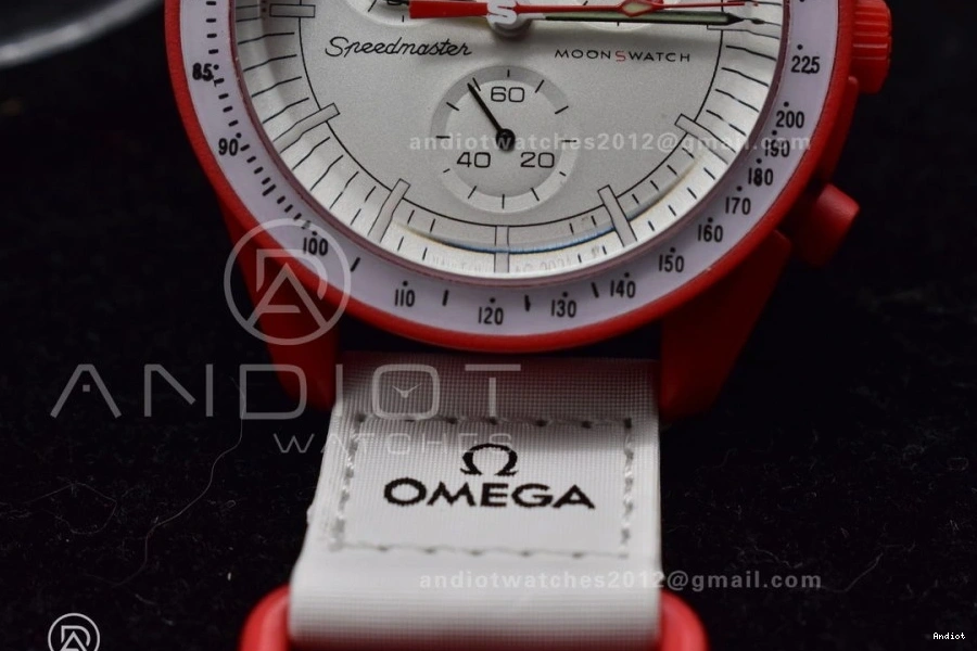 Strap Bioceramic Mars Quartz Omega Swatch Mission x Moonwatch to Nylon on 0508